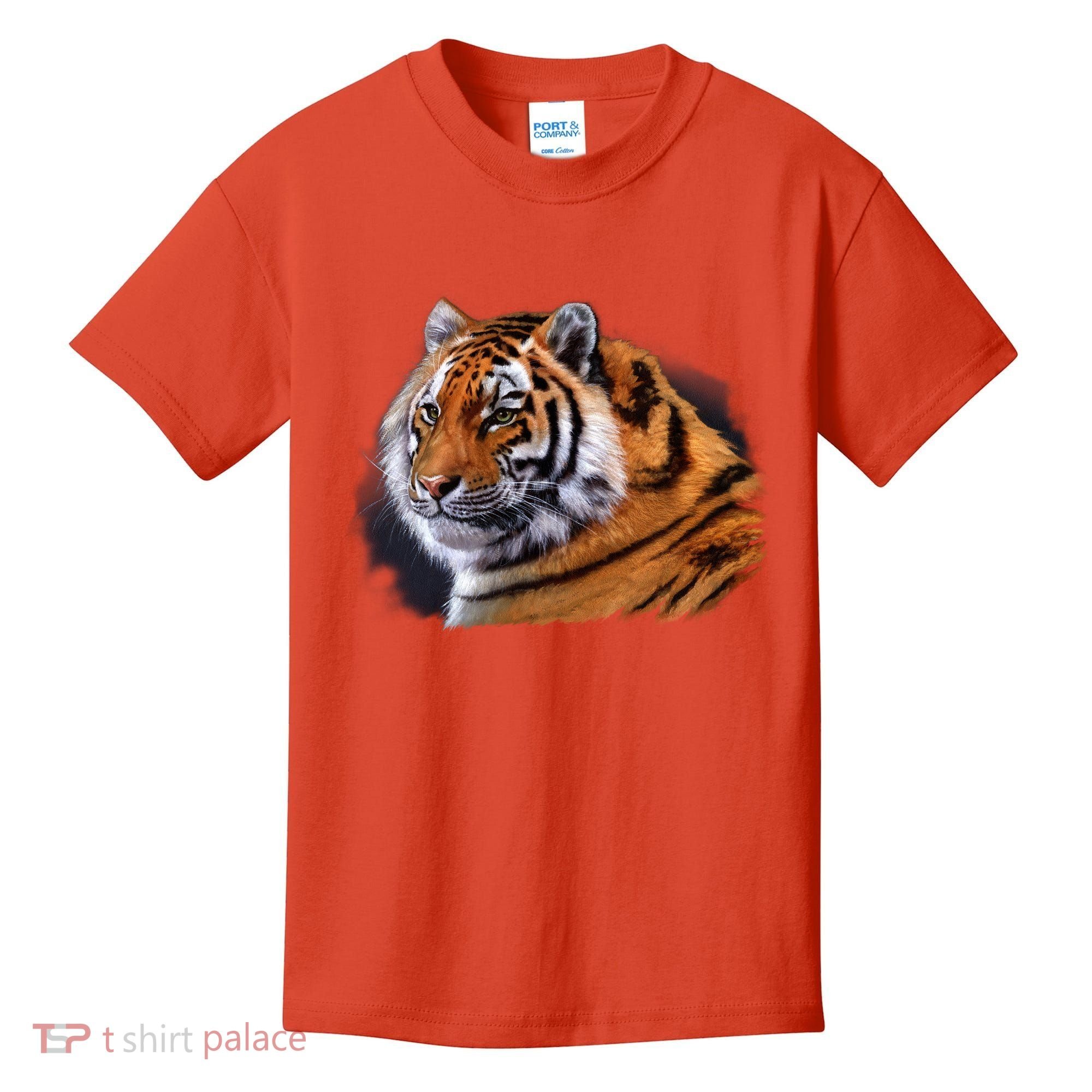 Majestic Tiger Head Kids T-Shirt