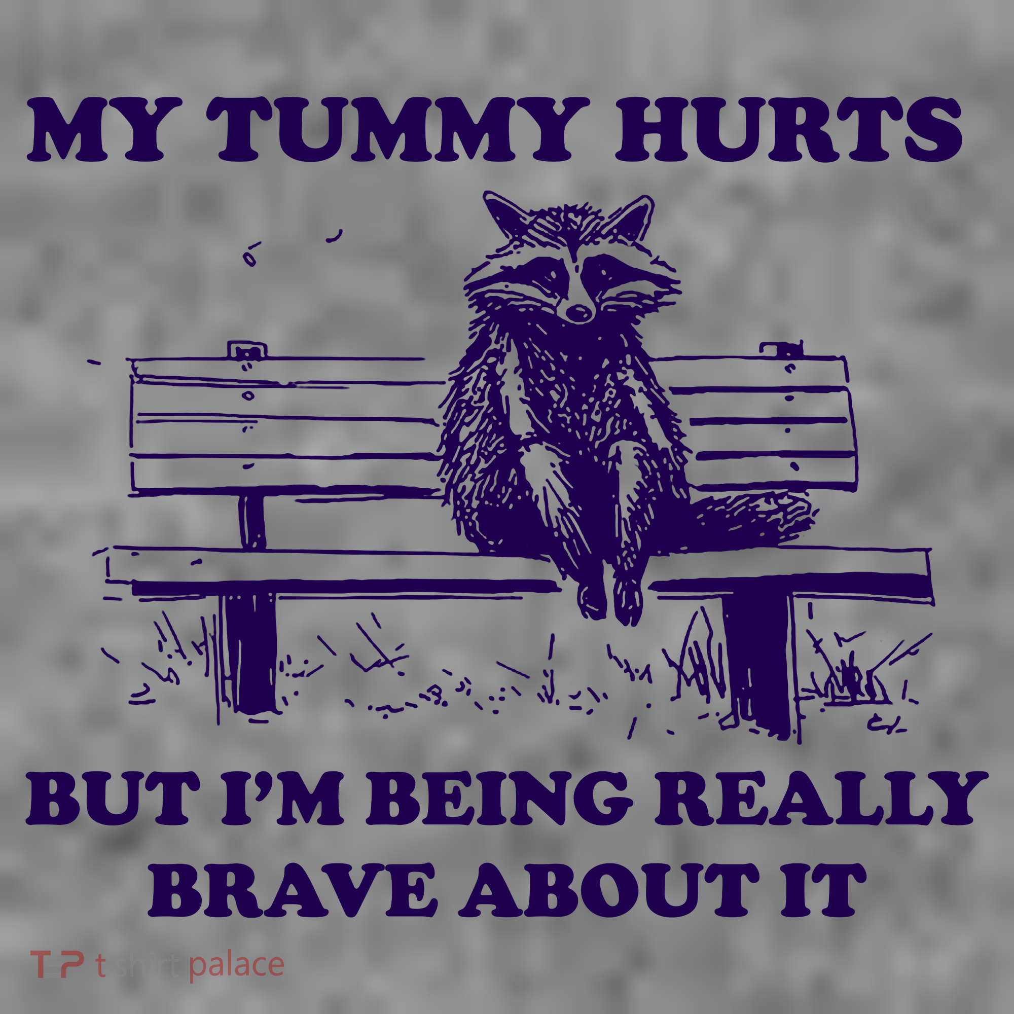 My Tummy Hurts But IM Being Really Brave About It Toddler Hoodie