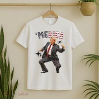 Merica Trump Happy 4th Of July Trump American Flag T-Shirt thumb 2