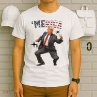 Merica Trump Happy 4th Of July Trump American Flag T-Shirt thumb 6