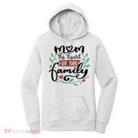Mom The Heart Of The Family Cute Gift Women's Hoodie thumb 0