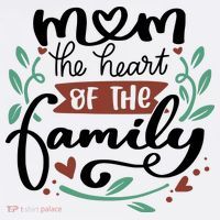 Mom The Heart Of The Family Cute Gift Women's Hoodie thumb 2