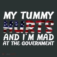 My Tummy Hurts And I'm Mad At The Government Coaster thumb 2