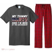 My Tummy Hurts And I'm Mad At The Government Pajama Set thumb 0