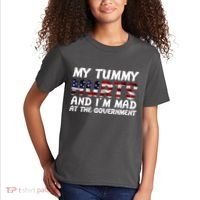 My Tummy Hurts And I'm Mad At The Government Kids T-Shirt thumb 2