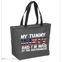 My Tummy Hurts And I'm Mad At The Government Tote Bag thumb 2