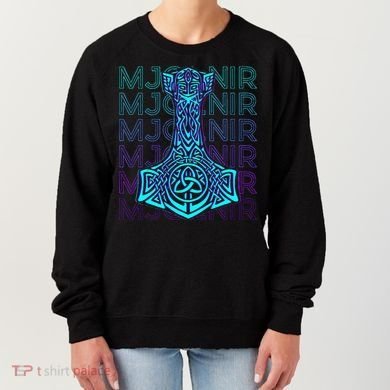 Mjolnir Thor Hammer Norse Mythology Retro Women's Sweatshirt