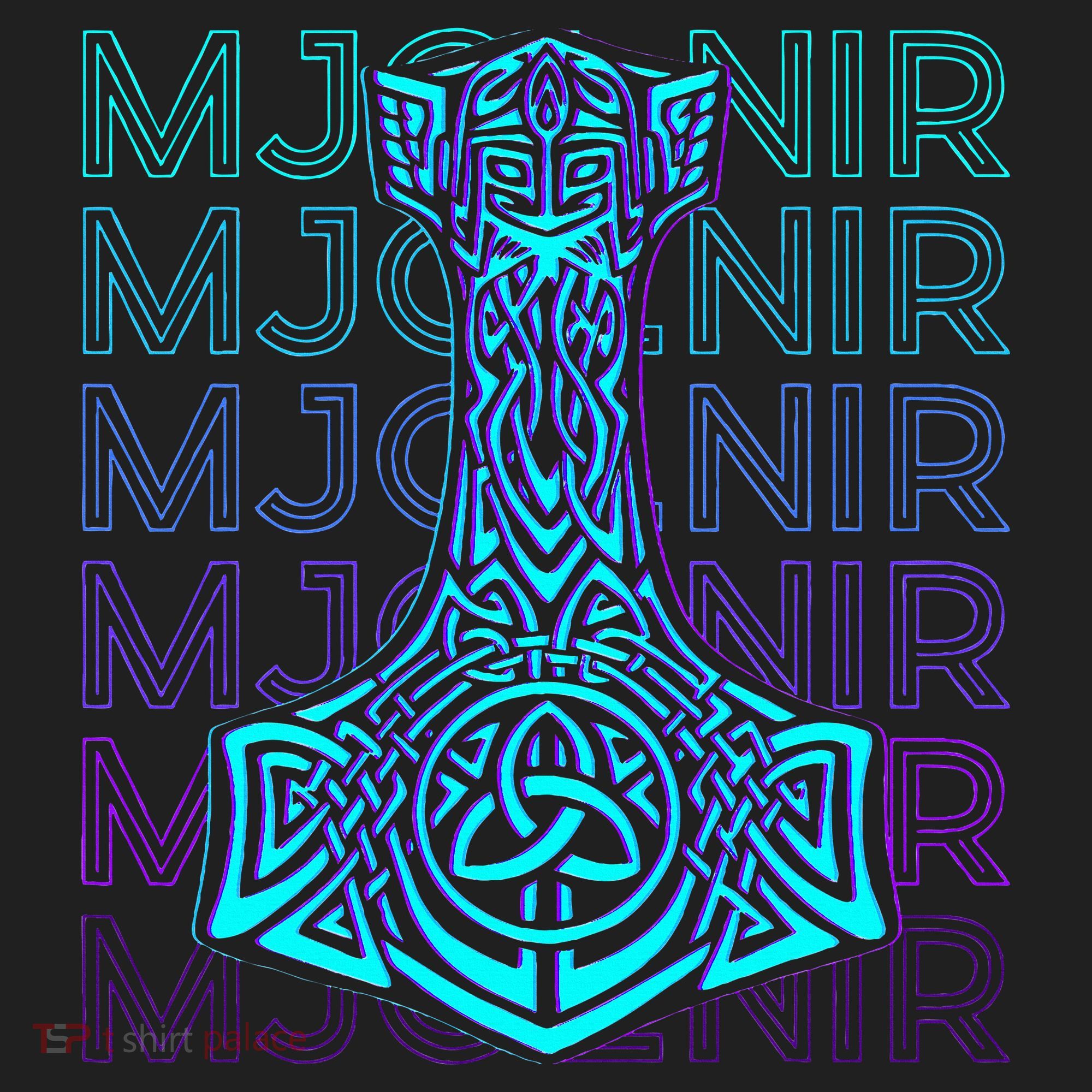 Mjolnir Thor Hammer Norse Mythology Retro Women's Sweatshirt