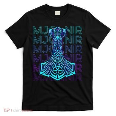 Mjolnir Thor Hammer Norse Mythology Retro T-Shirt