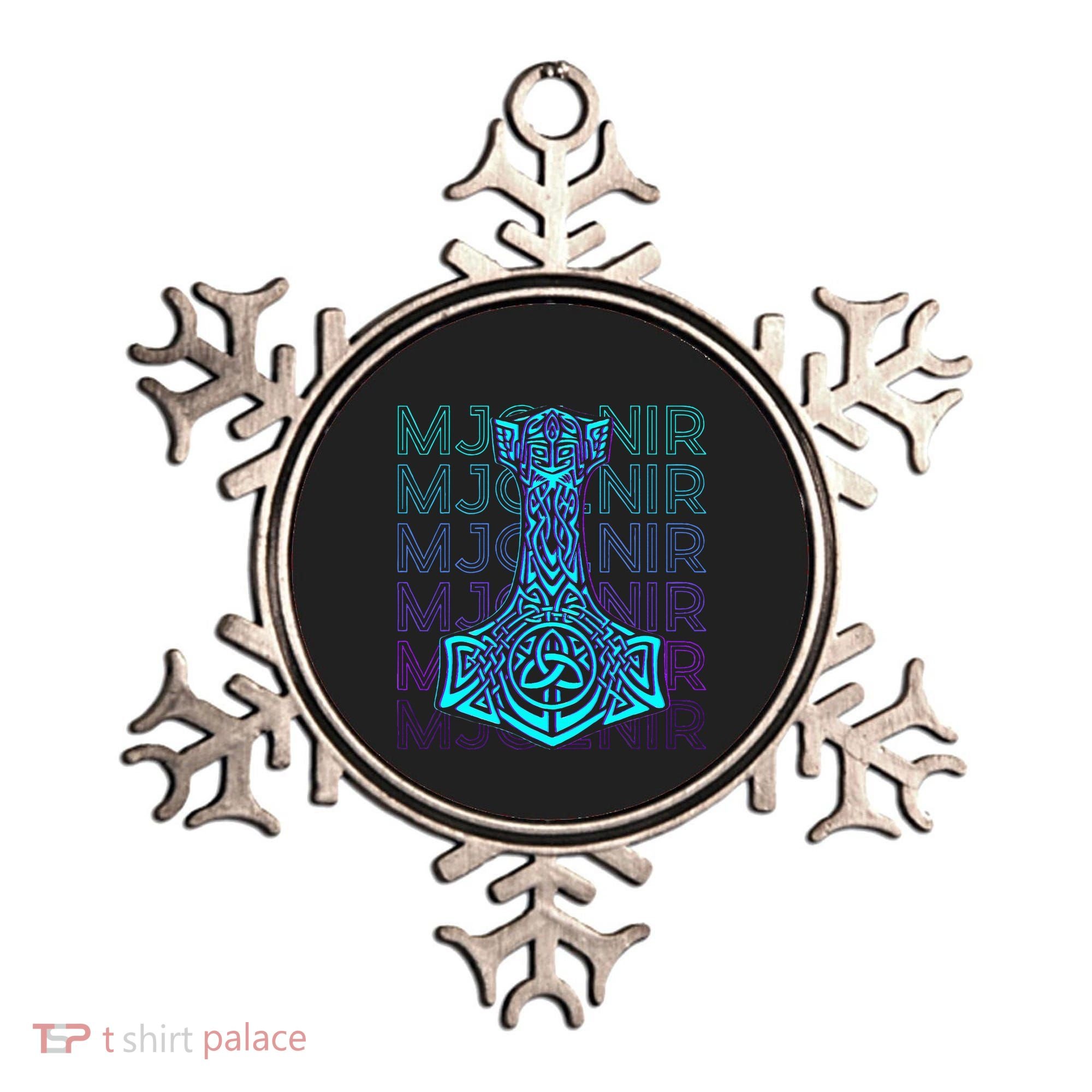 Mjolnir Thor Hammer Norse Mythology Retro Ornament