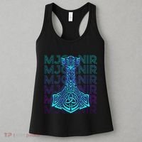 Mjolnir Thor Hammer Norse Mythology Retro Women's Tank Top thumb 3