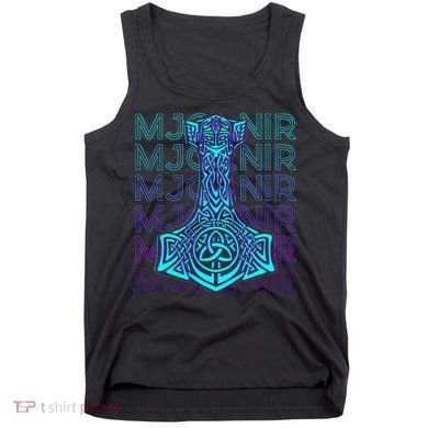 Mjolnir Thor Hammer Norse Mythology Retro Tank Top