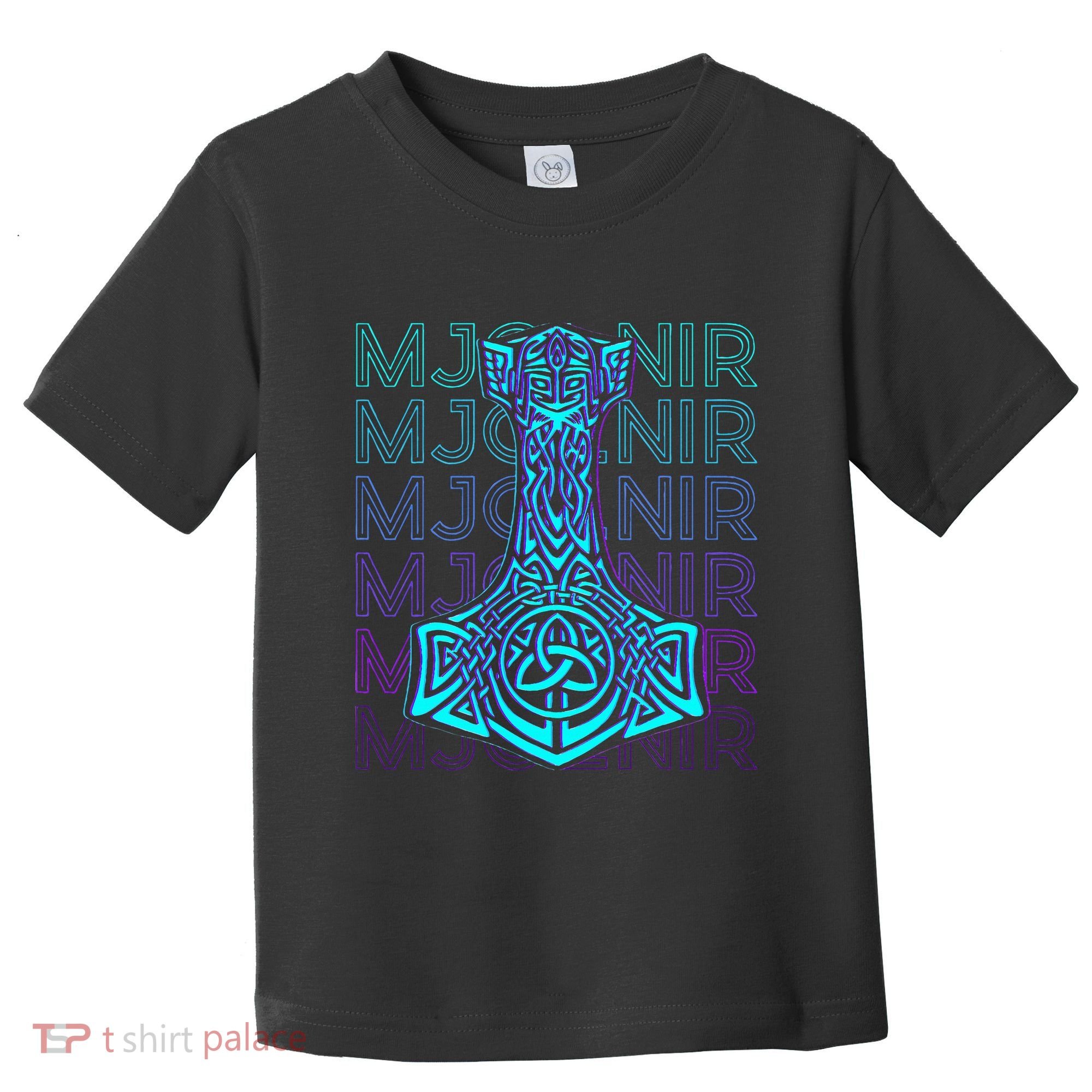 Mjolnir Thor Hammer Norse Mythology Retro Toddler T-Shirt