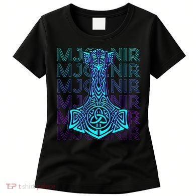 Mjolnir Thor Hammer Norse Mythology Retro Women's T-Shirt