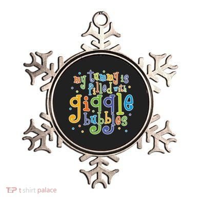 My Tummy Is Filled With Giggle Bubbles Ornament