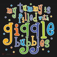 My Tummy Is Filled With Giggle Bubbles Women's Tank Top thumb 5