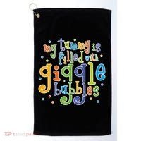 My Tummy Is Filled With Giggle Bubbles Golf Towel thumb 0