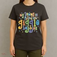 My Tummy Is Filled With Giggle Bubbles T-Shirt thumb 4