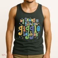 My Tummy Is Filled With Giggle Bubbles Tank Top thumb 3