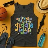 My Tummy Is Filled With Giggle Bubbles Tank Top thumb 4
