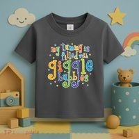 My Tummy Is Filled With Giggle Bubbles Toddler T-Shirt thumb 3