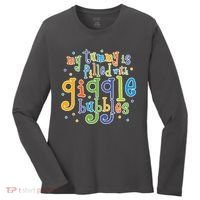 My Tummy Is Filled With Giggle Bubbles Women's Long Sleeve Shirt thumb 0