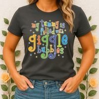 My Tummy Is Filled With Giggle Bubbles Women's T-Shirt thumb 2