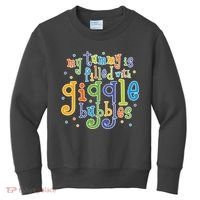 My Tummy Is Filled With Giggle Bubbles Kids Sweatshirt thumb 0