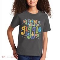 My Tummy Is Filled With Giggle Bubbles Kids T-Shirt thumb 2