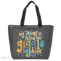 My Tummy Is Filled With Giggle Bubbles Tote Bag thumb 0