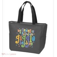 My Tummy Is Filled With Giggle Bubbles Tote Bag thumb 3