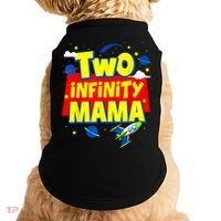 Mama Two Infinity And Beyond Birthday Decorations 2nd Bday Doggie Tank thumb 0