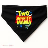 Mama Two Infinity And Beyond Birthday Decorations 2nd Bday USA-Made Doggie Bandana thumb 0