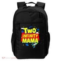 Mama Two Infinity And Beyond Birthday Decorations 2nd Bday Backpack thumb 0