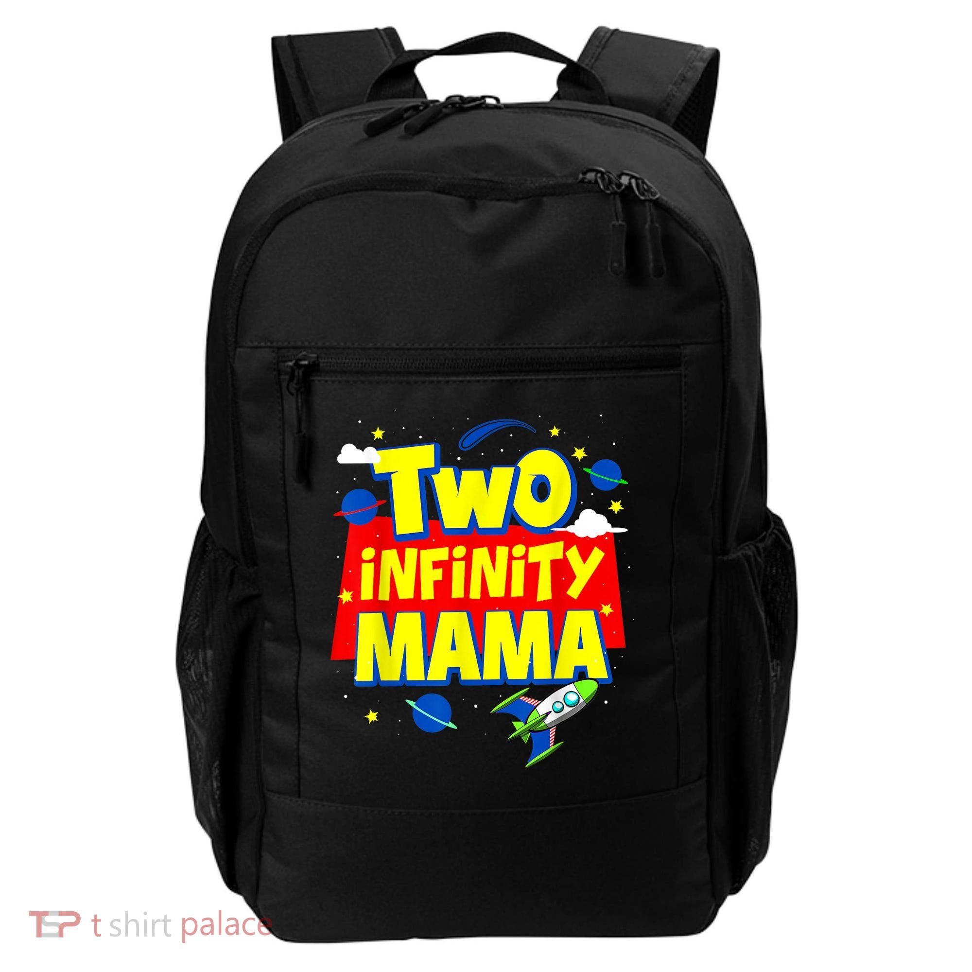 Mama Two Infinity And Beyond Birthday Decorations 2nd Bday Backpack