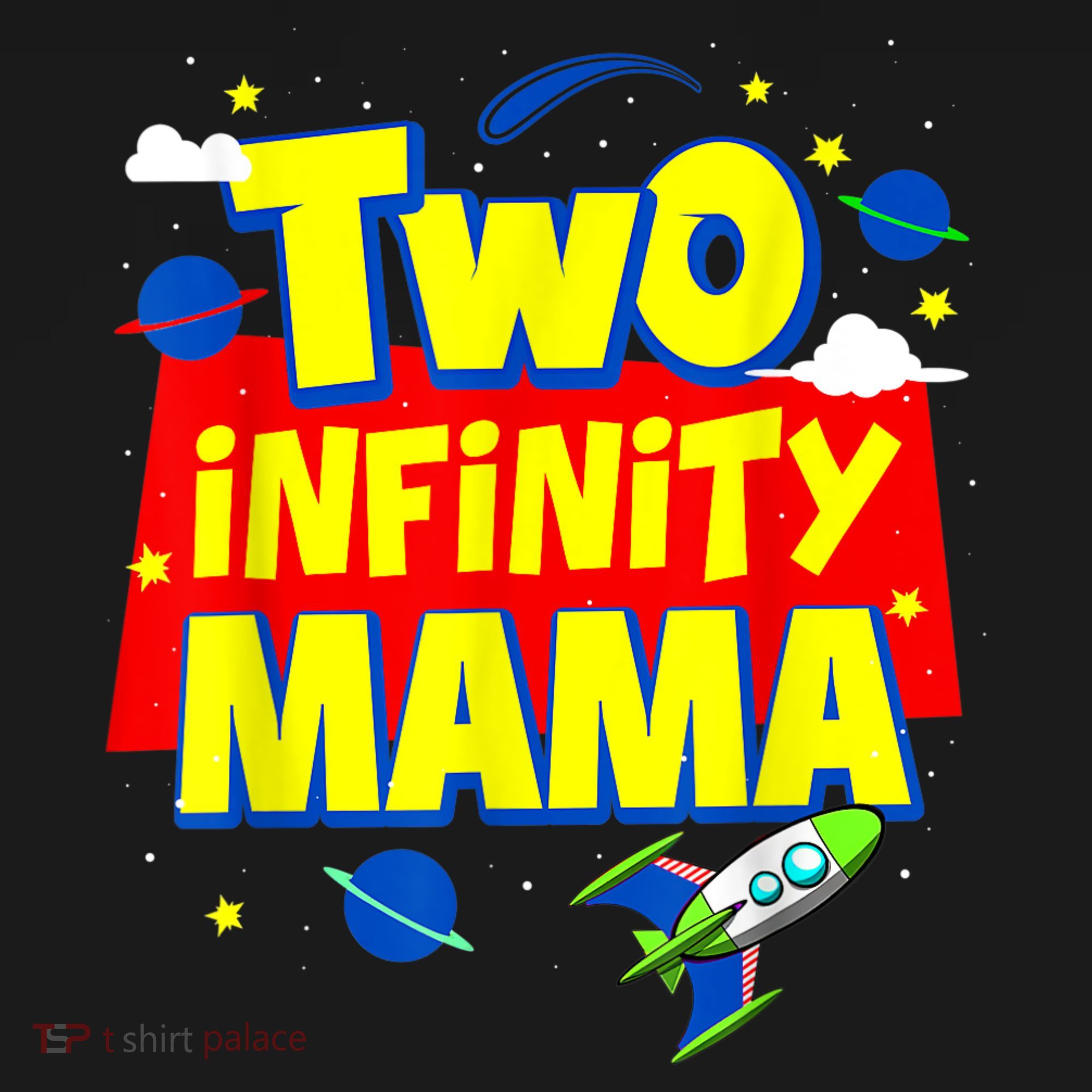 Mama Two Infinity And Beyond Birthday Decorations 2nd Bday Backpack