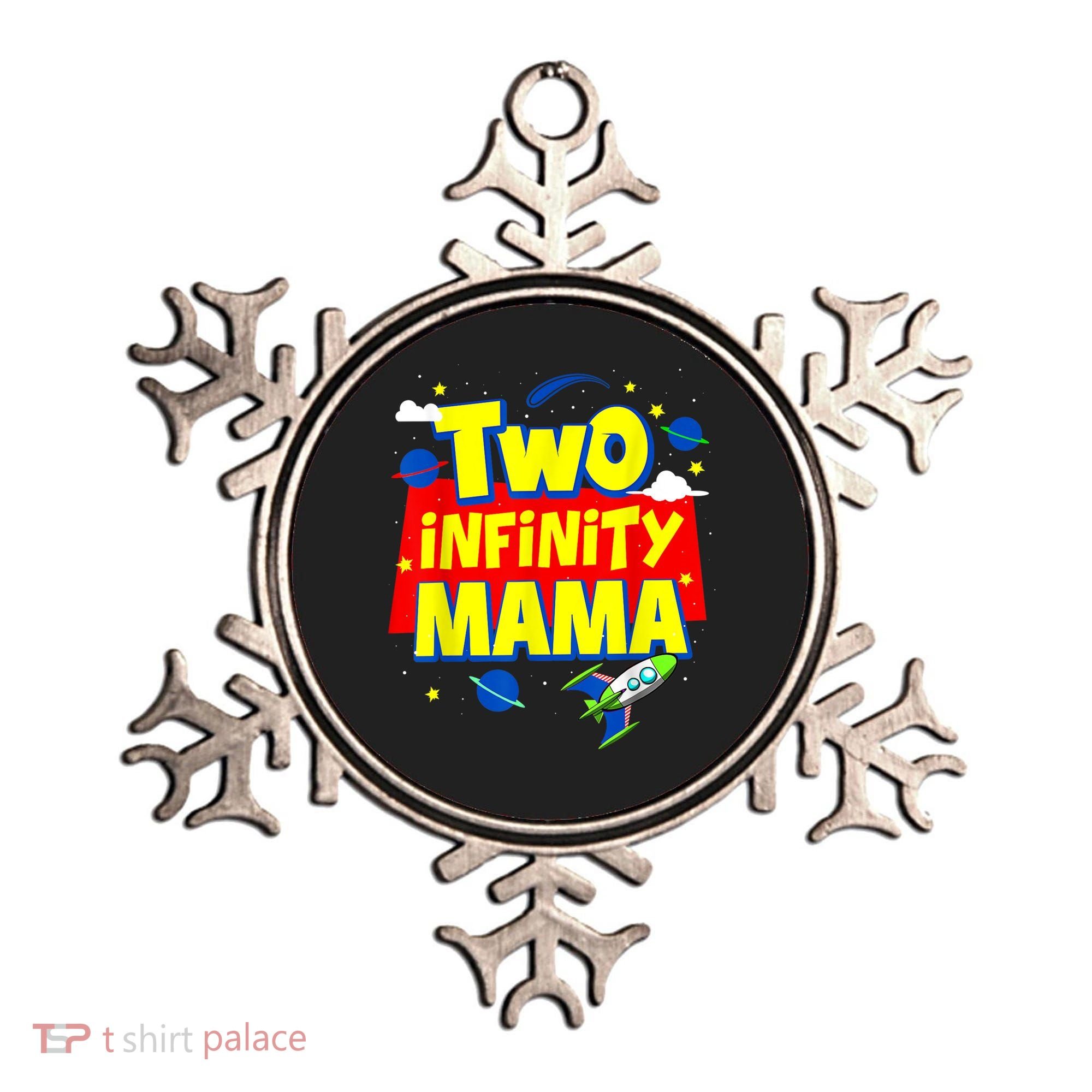 Mama Two Infinity And Beyond Birthday Decorations 2nd Bday Ornament