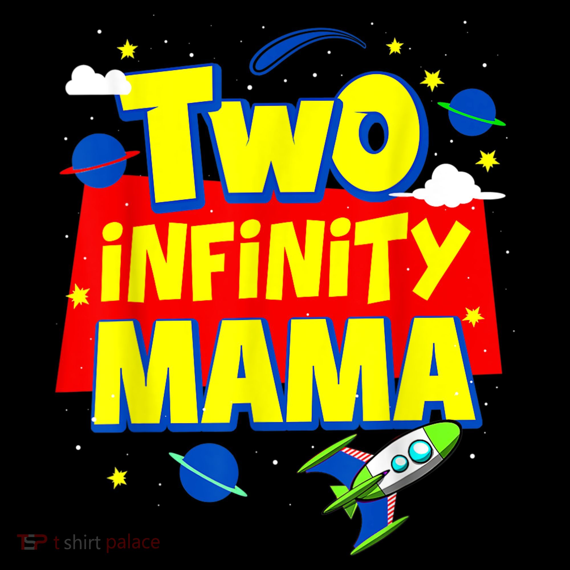 Mama Two Infinity And Beyond Birthday Decorations 2nd Bday Ornament