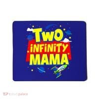 Mama Two Infinity And Beyond Birthday Decorations 2nd Bday Mousepad thumb 0