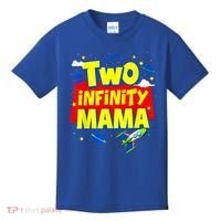 Mama Two Infinity And Beyond Birthday Decorations 2nd Bday Kids T-Shirt thumb 0