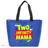 Mama Two Infinity And Beyond Birthday Decorations 2nd Bday Tote Bag thumb 0