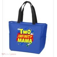 Mama Two Infinity And Beyond Birthday Decorations 2nd Bday Tote Bag thumb 3