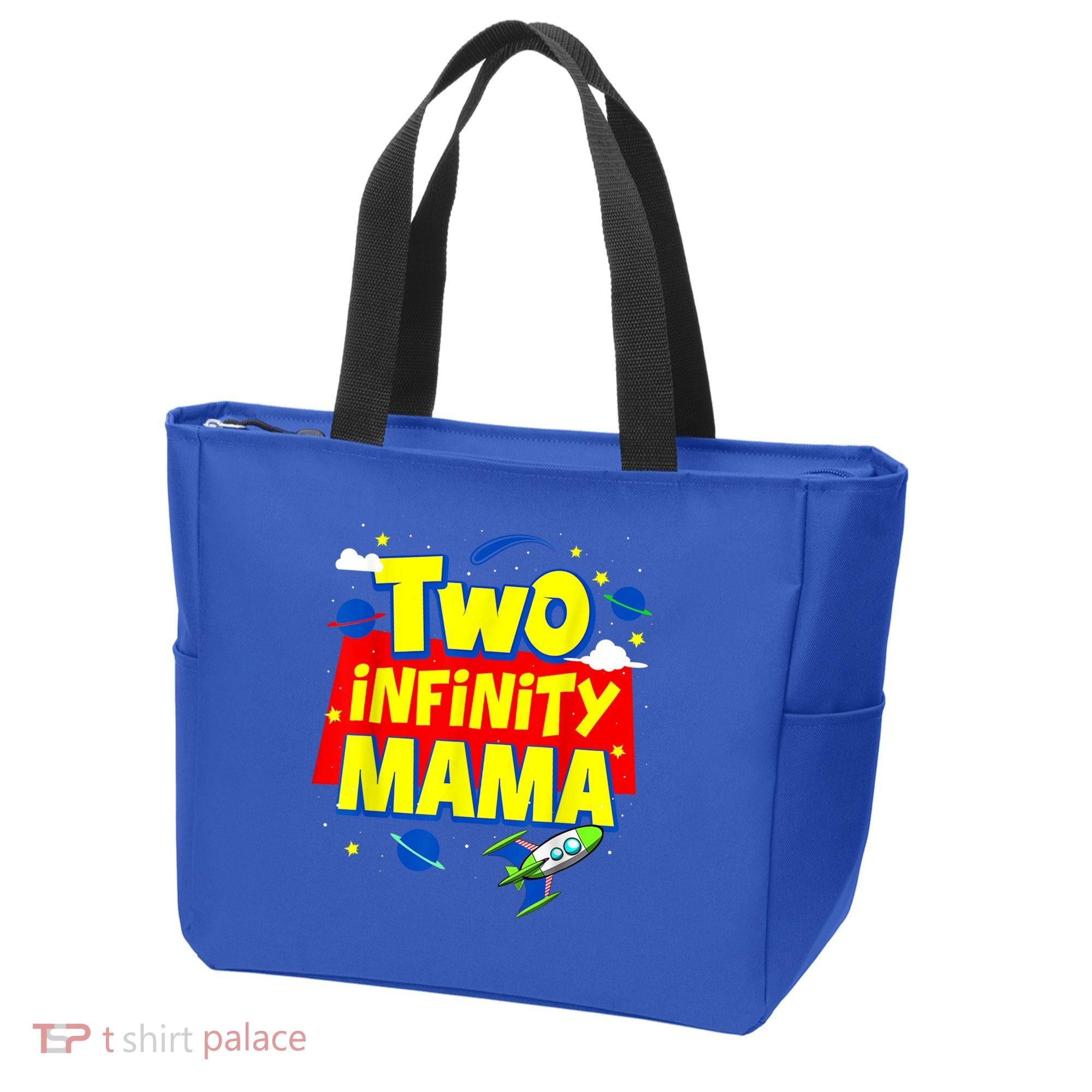 Mama Two Infinity And Beyond Birthday Decorations 2nd Bday Tote Bag