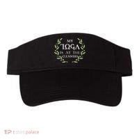 MY TOGA IS AT THE CLEANERS Funny Greek Toga Party Costume Visor thumb 0