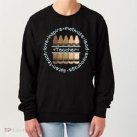 Multiethnic Teacher Inspire Motivate Lead Women's Sweatshirt thumb 0
