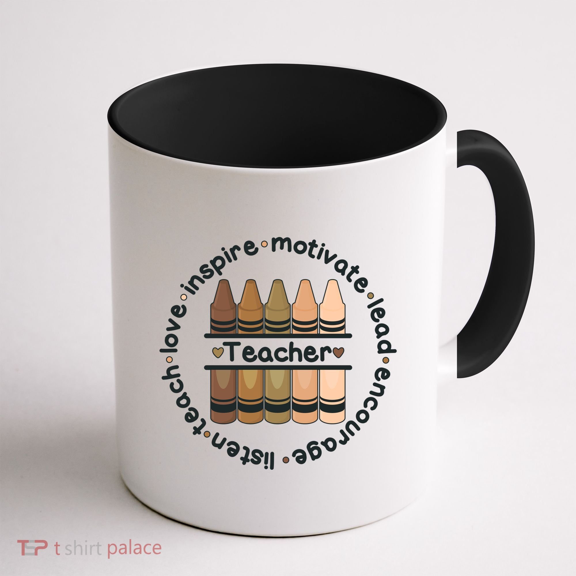 Multiethnic Teacher Inspire Motivate Lead Coffee Mug