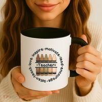Multiethnic Teacher Inspire Motivate Lead Coffee Mug thumb 3