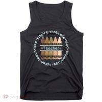 Multiethnic Teacher Inspire Motivate Lead Tank Top thumb 0