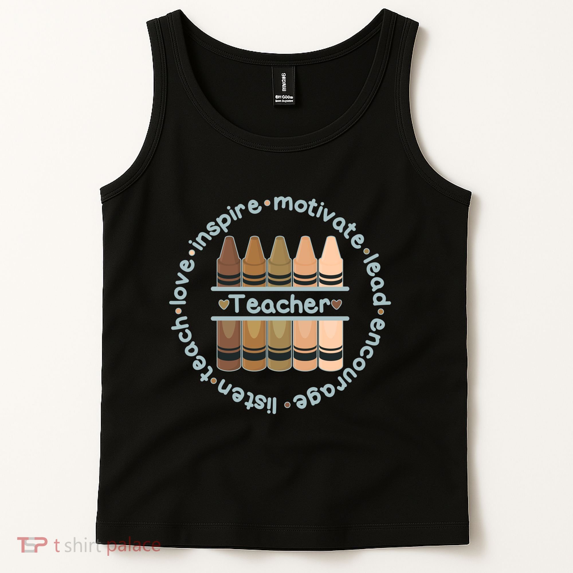 Multiethnic Teacher Inspire Motivate Lead Tank Top