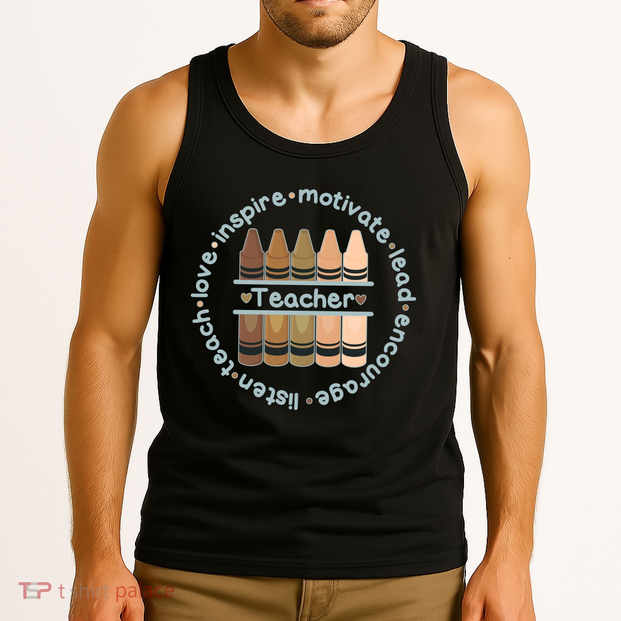 Multiethnic Teacher Inspire Motivate Lead Tank Top